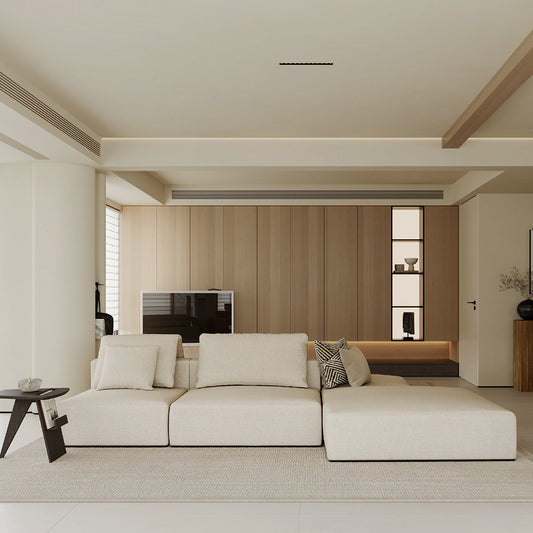 Complete Home Sectional Furniture Living Sofa for Wooden Small Tables Set