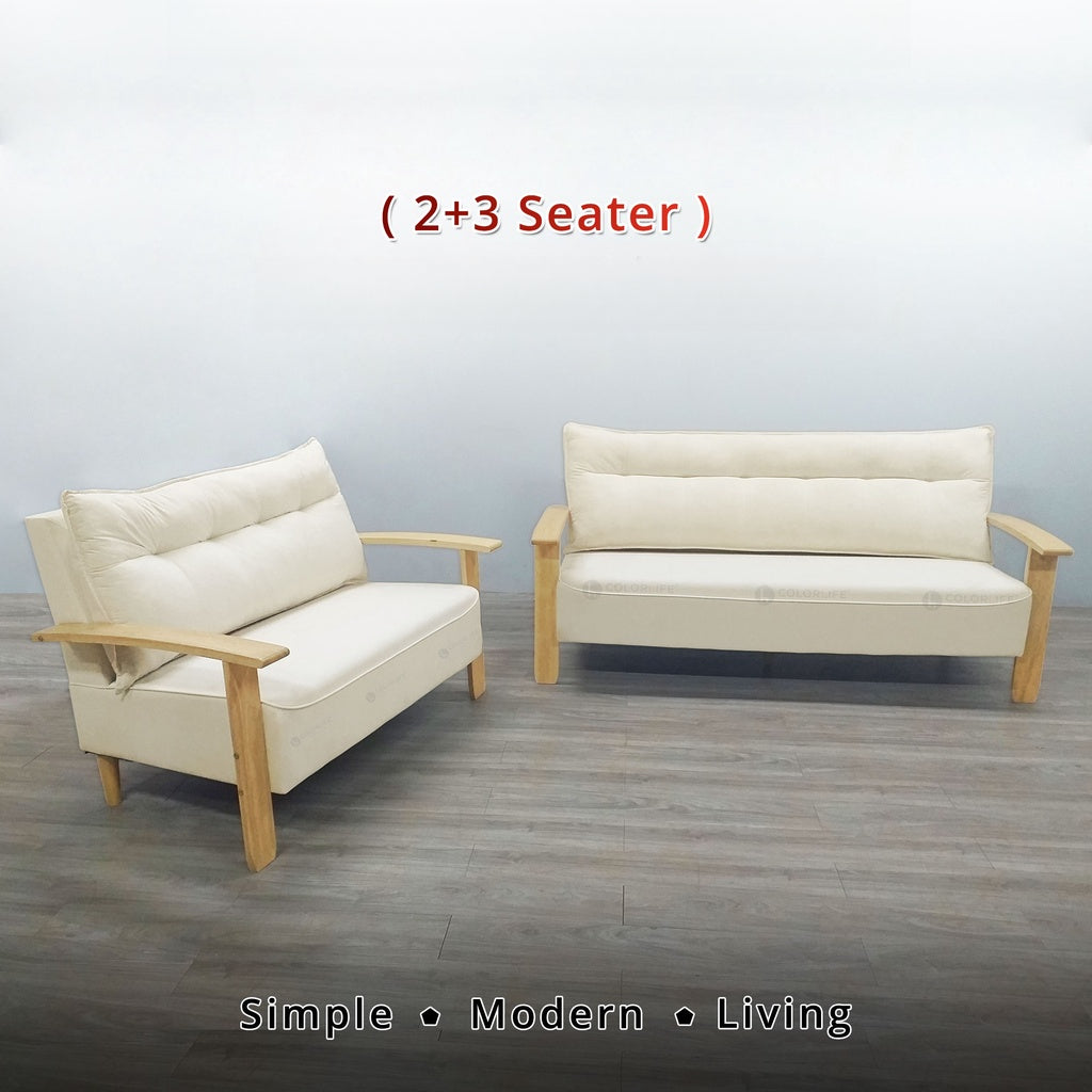 2 / 2 / 3 Seater Fleece Velvet Fabric Sofa / Sofa Bed