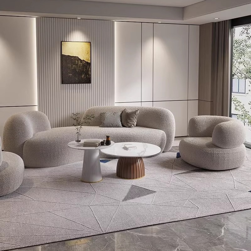 Modern Living Room Lounger 2 Seater Loveseat Sofas Upholstered Couch Furniture Set