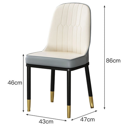 Marble Round Rotating Sintered Stone Dining Table Set with Round Turntable & Chairs