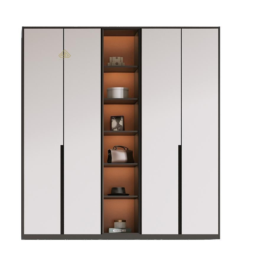 Practical Storage Cabinet  Wooden Wardrobe Made with Particle Board