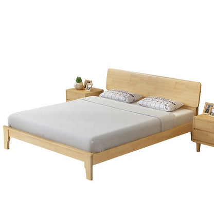 Solid Wood Designs king Queen Size Bed Room Set Modern Bedroom Furniture Wood Bed with Storage