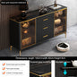 Sideboard Storage Wine Cabinet Kitchen Solid Wood Storage Cabinet