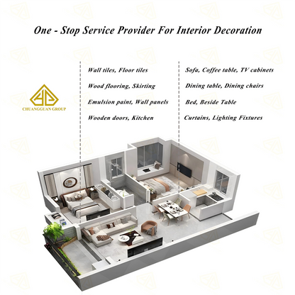 One-Stop Building Solution with Graphic Design Kit for Apartment & Villa