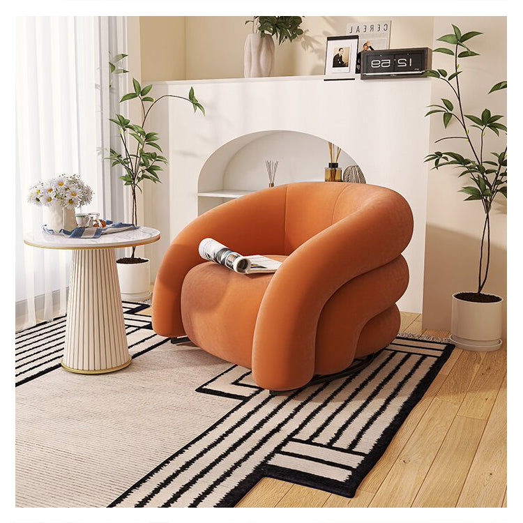 Living Room Velvet Chair Lounge Sofa Single Seater Sofa Accent Chair