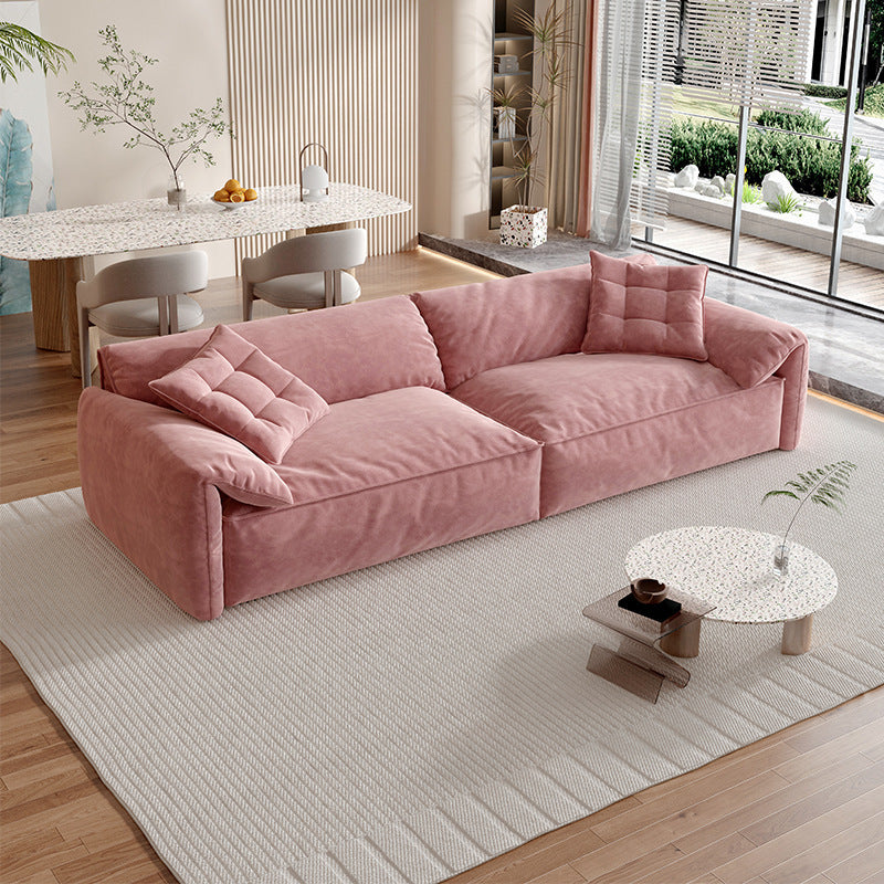 3-Seater Living Room Sofa Set Fabric Couch with Latex Sponges Sofa