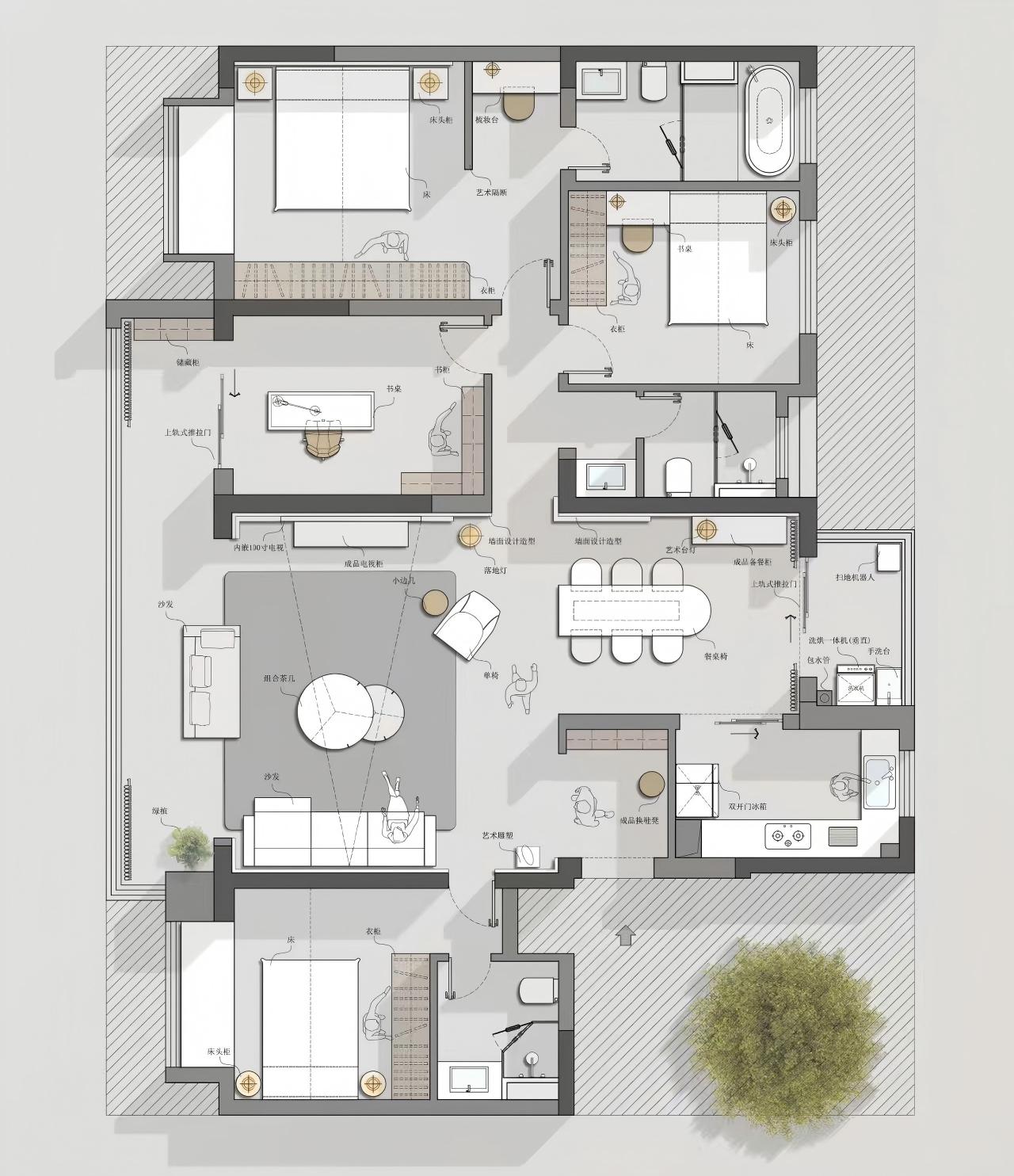 One-Stop Building Solution with Graphic Design Kit for Apartment & Villa