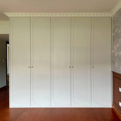 Modern Furniture Laminated Finish Cupboard Closet Wardrobes Luxury for Bedroom