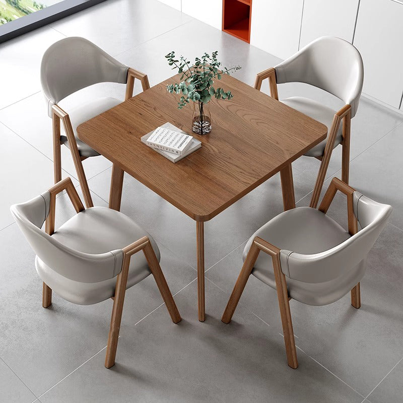 Tea Table Chair Set Small Square Home Dining Table and  Chair