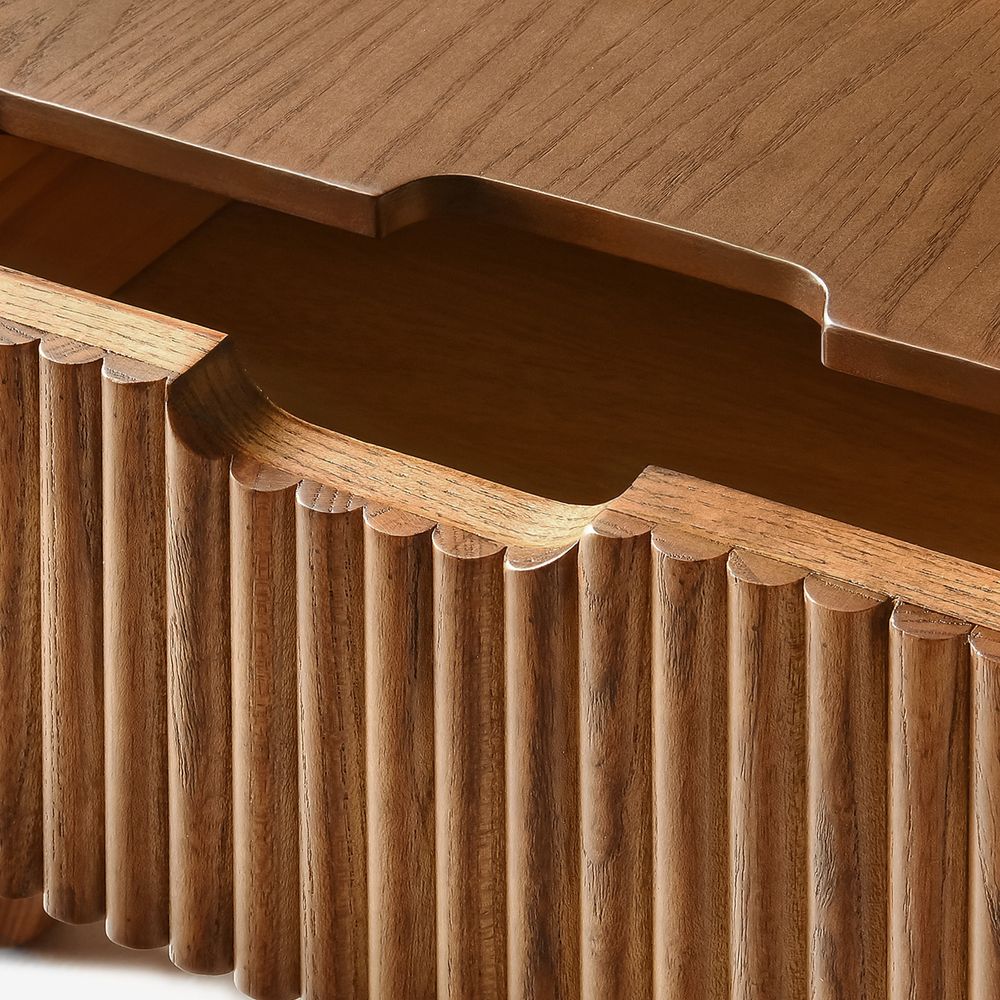 Luxury Wood Coffee Table Wooden Living Room Furniture Lift Top Coffee Table with Side Drawers