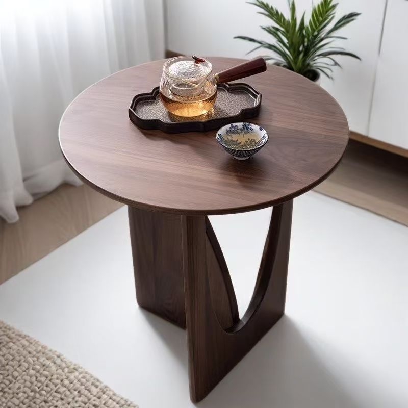 Nordic All Solid Wood Corner Table Modern Living Room Console Table