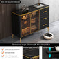 Sideboard Storage Wine Cabinet Kitchen Solid Wood Storage Cabinet